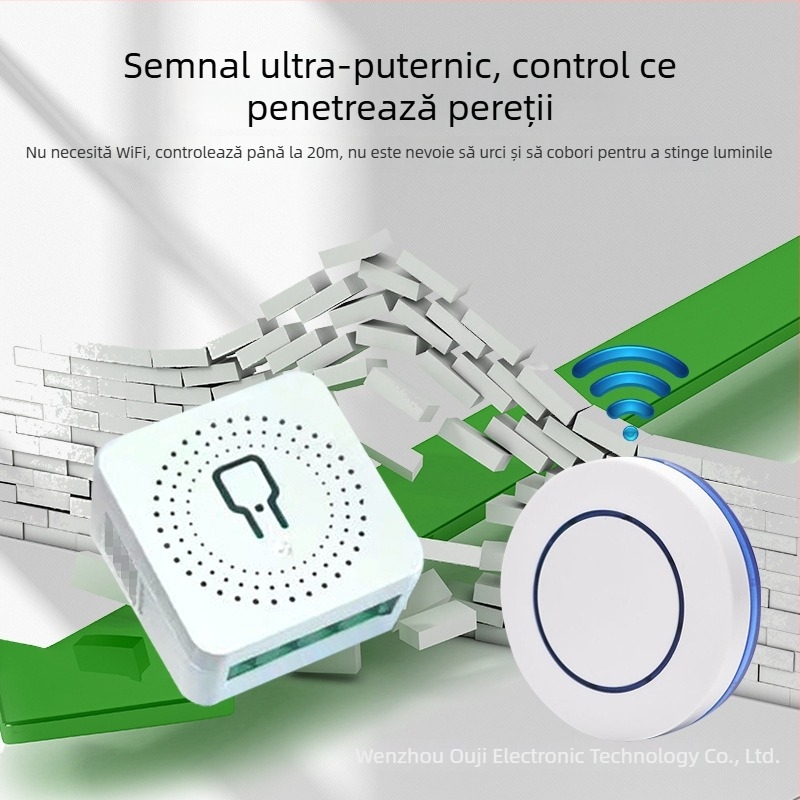 Intrerupător inteligent cu conectare directă Wi‑Fi, programare, Bluetooth Mesh și control de la distanță