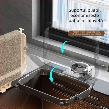 Filtru de chiuvetă cu ventuză pentru bucătărie – rețea de scurgere pentru legume și resturi