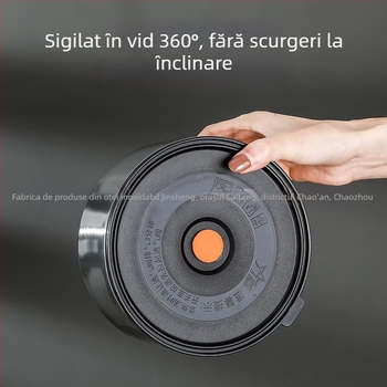 Cutie de prânz din oțel inoxidabil 316L, izolație multistrat, cutie tip Bento, 3 sau 4 straturi, alimentară, etanșă