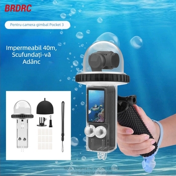 BRDRC husă de protecție pentru DJI Osmo Pocket 3 – carcasă impermeabilă de scufundare până la 40 m
