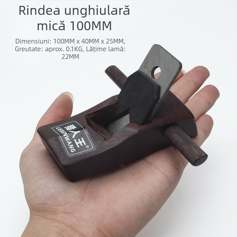 Set planere din lemn de abanos – planere manual cu 70 mm micro, 100 mm și 127 mm pentru prelucrare DIY