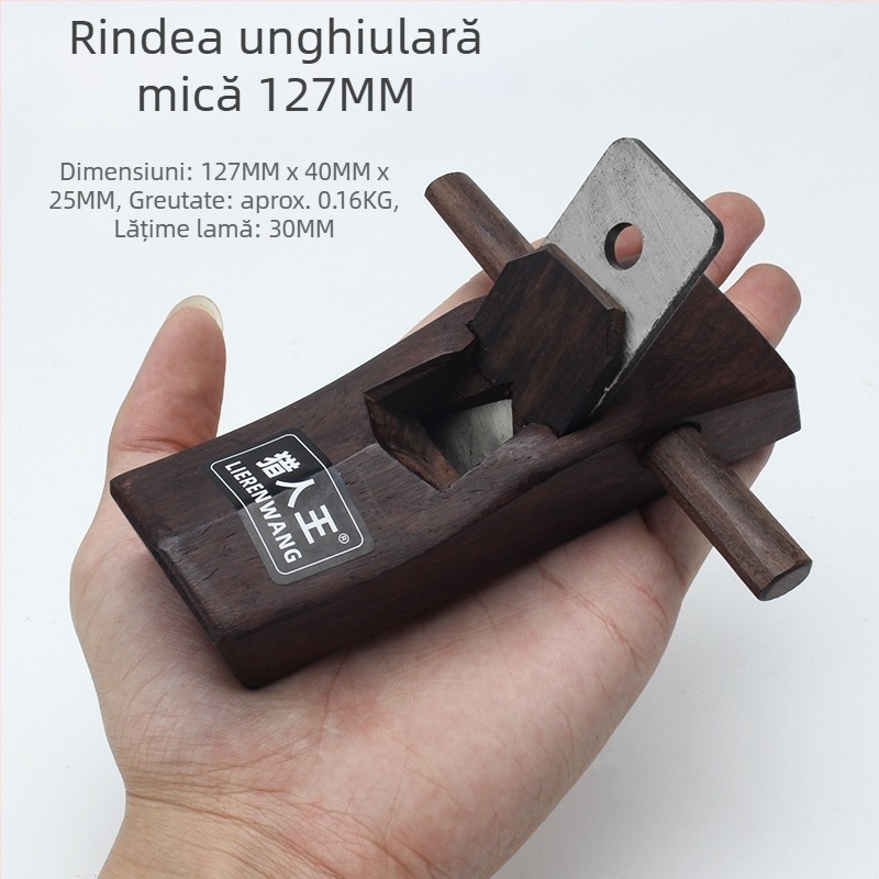 Set planere din lemn de abanos – planere manual cu 70 mm micro, 100 mm și 127 mm pentru prelucrare DIY