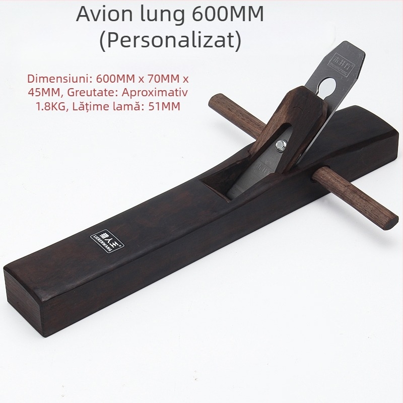 Set planere din lemn de abanos – planere manual cu 70 mm micro, 100 mm și 127 mm pentru prelucrare DIY