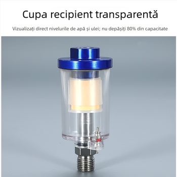 Filtru de separare ulei-apă pentru pistol de vopsit și compresor de aer, accesorii pneumatice pentru pulverizare la presiune înaltă