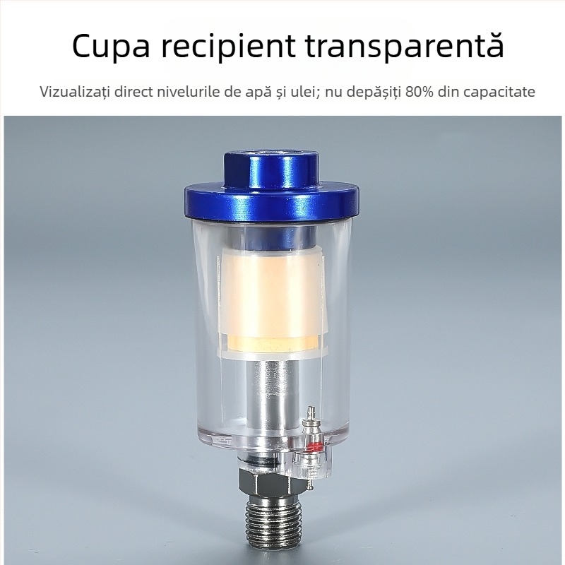 Filtru de separare ulei-apă pentru pistol de vopsit și compresor de aer, accesorii pneumatice pentru pulverizare la presiune înaltă