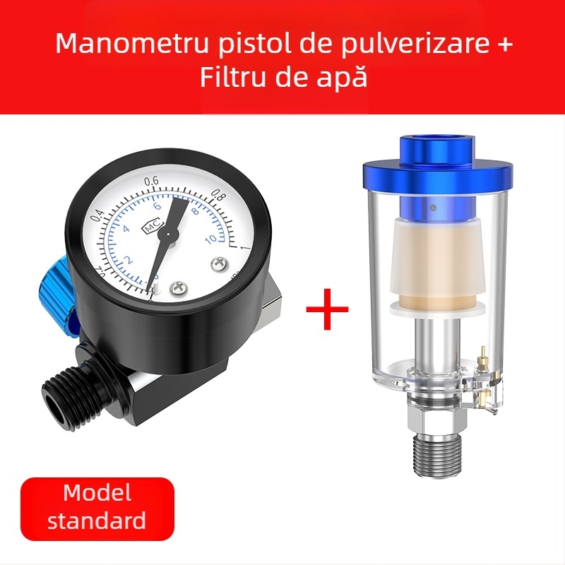 Filtru de separare ulei-apă pentru pistol de vopsit și compresor de aer, accesorii pneumatice pentru pulverizare la presiune înaltă