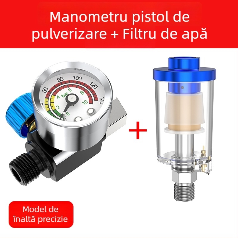 Filtru de separare ulei-apă pentru pistol de vopsit și compresor de aer, accesorii pneumatice pentru pulverizare la presiune înaltă