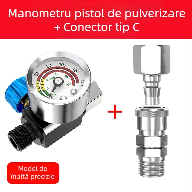 Filtru de separare ulei-apă pentru pistol de vopsit și compresor de aer, accesorii pneumatice pentru pulverizare la presiune înaltă