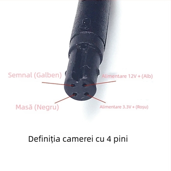 Cameră posterioară de extindere pentru înregistrator, modele cu 4 găuri și 5 găuri