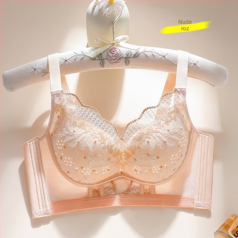 Yuzi Butterfly lenjerie de design originală, sutien ultra-subțire de vară pentru bust mic, fără arc, reglabil