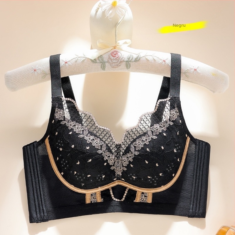 Yuzi Butterfly lenjerie de design originală, sutien ultra-subțire de vară pentru bust mic, fără arc, reglabil