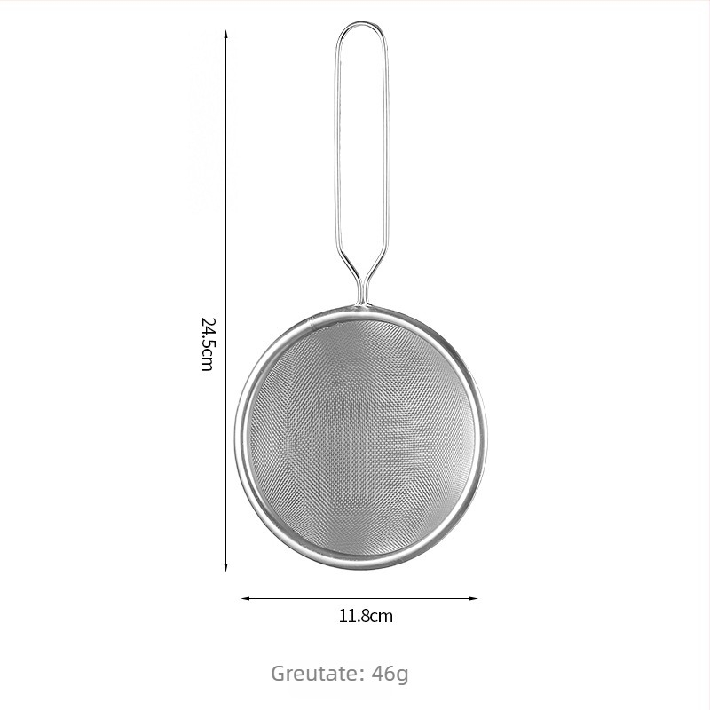 Mr. Whale Filtru fin din oțel inox pentru mașina de lapte de soia, sită de bucătărie pentru bebeluși și supă de pește