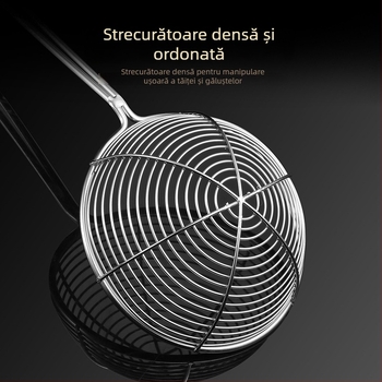 GDAY 304 oțel inoxidabil – strecurător din plasă pentru oală, lingură pentru tăiței Malatang, sită mică pentru prăjit