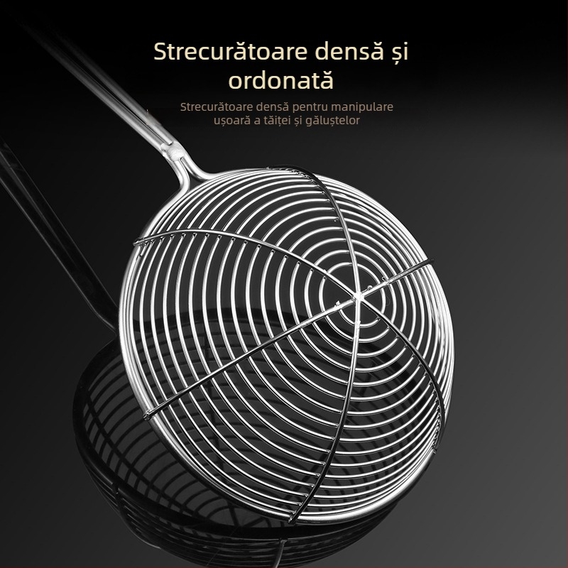 GDAY 304 oțel inoxidabil – strecurător din plasă pentru oală, lingură pentru tăiței Malatang, sită mică pentru prăjit