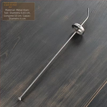 Set accesorii ceai din titan pur: conductă superioară de apă, conductă submersibilă, alimentare cu apă pentru fierbător electric și aparat de bar pentru ceai