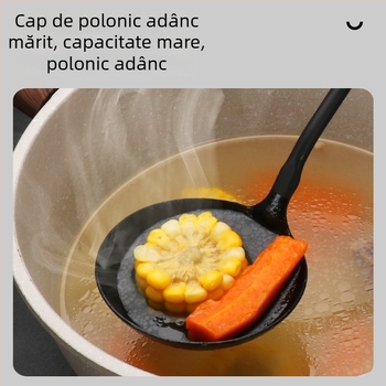 Spatulă pentru wok din fier și lingură cu găuri, mâner din lemn, set de ustensile de gătit
