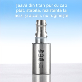 Rongshantang ceainic electric și accesorii pentru apă: furtun de intrare din silicon, conductă de apă din titan pur, dozator de apă cu cap conic, pompă de aspirație și conductă de aspirație
