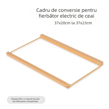 Cadru de conversie pentru plită electrică de ceai 37×20-37×23, cu tavă de ceai și suport pentru ceainic, alimentare automată cu apă
