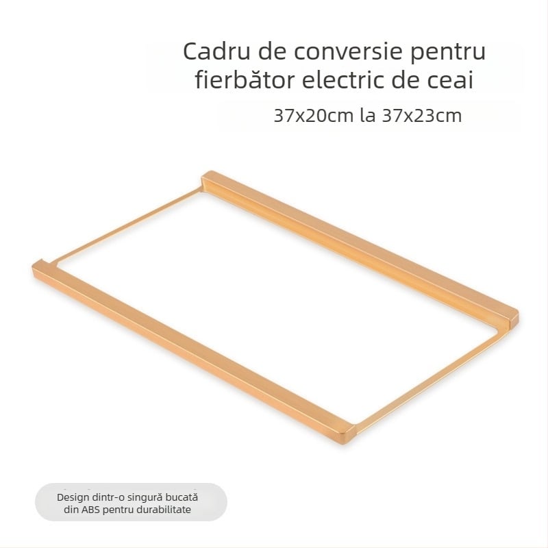 Cadru de conversie pentru plită electrică de ceai 37×20-37×23, cu tavă de ceai și suport pentru ceainic, alimentare automată cu apă