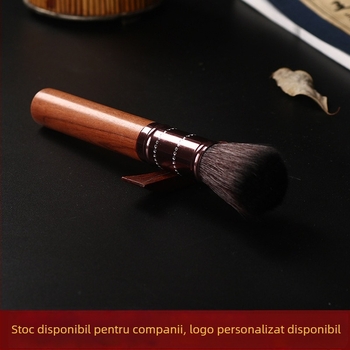 Accesorii pentru ceremonia ceaiului: perie de întreținere a ceainicului și perie pentru tava de ceai, ebony și rosewood