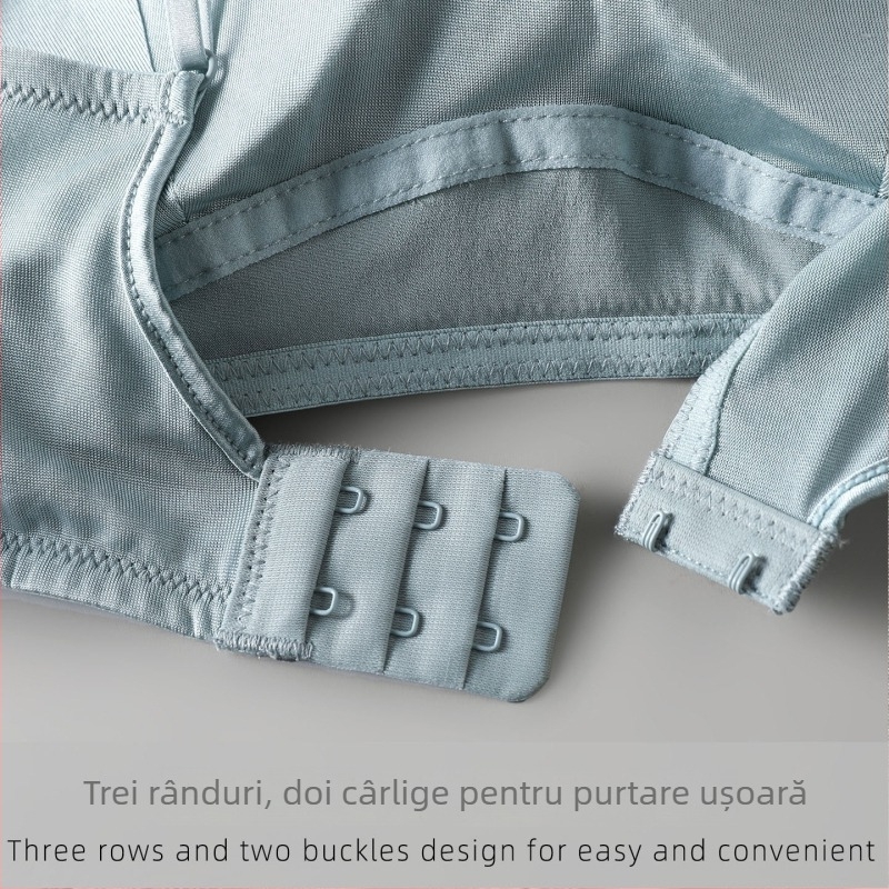 Sutien fără bretele din mătase Mulberry, satin perlat, plăcut pielii, respirabil, subțire, fără armături, spate în formă de U