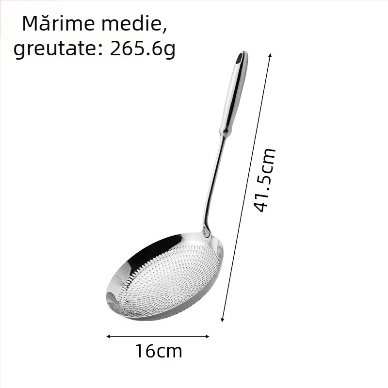 Sită mare din oțel inoxidabil 316L pentru tăiței și găluște, filtr din plasă pentru fierbere și prăjit