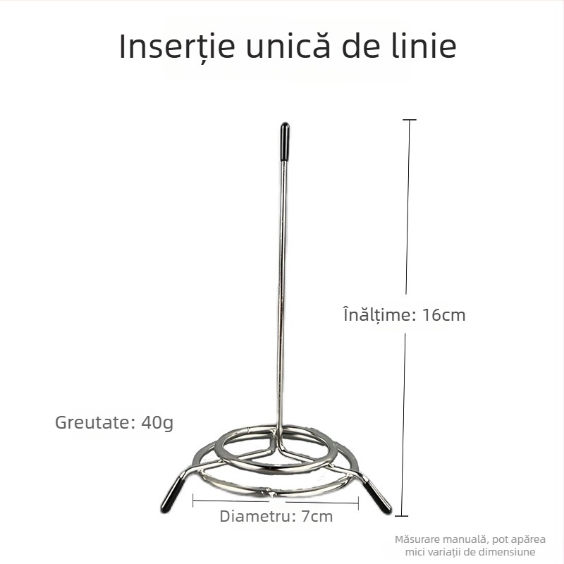 Suport pentru chitanțe din oțel inoxidabil, mai gros și mai lat, cu clemă antiderapantă pentru documente, simplu și durabil.