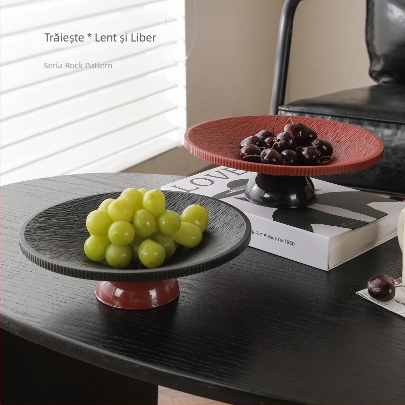 Tavă pentru fructe pentru living, lux ușor, minimalist, de înaltă calitate, tavă de servire pentru masă de cafea, fructe uscate și gustări