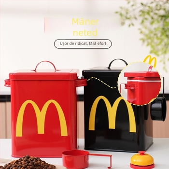 Metalic etanș pentru hrana pisicilor și câinilor, oțel galvanizat cu acoperire epoxidică, mărime M (6L/15L)