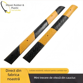 Limitator de viteză micro pentru benzile pietonale și bicicliști, benzi antiderapante și linii de separare a terenului