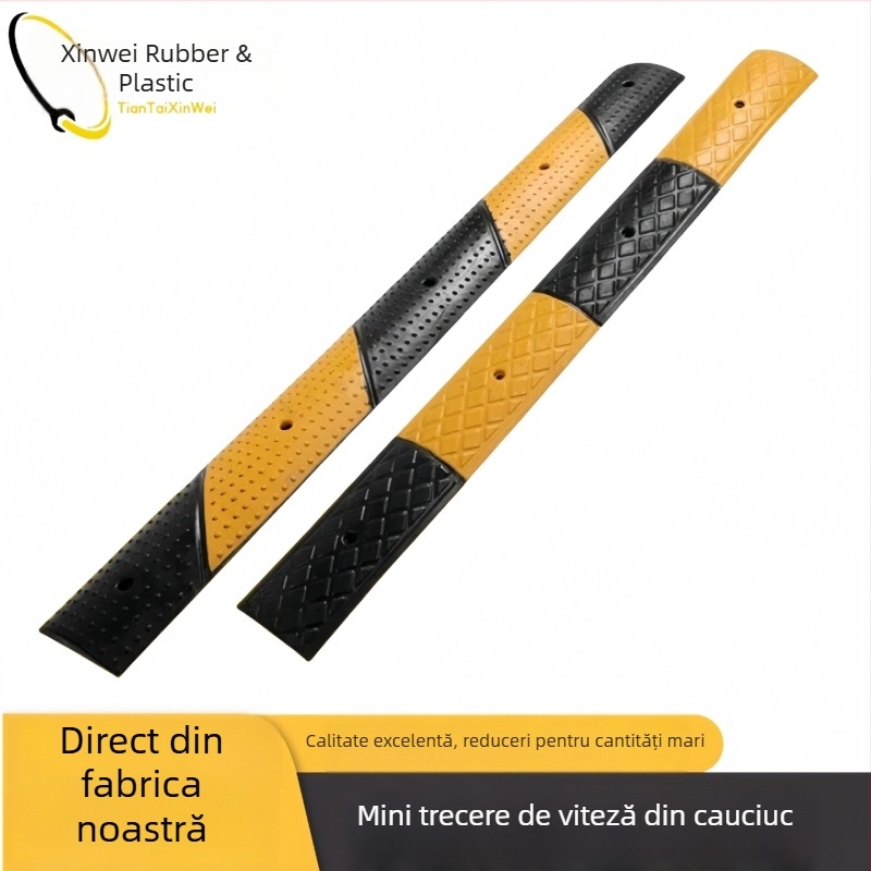 Limitator de viteză micro pentru benzile pietonale și bicicliști, benzi antiderapante și linii de separare a terenului