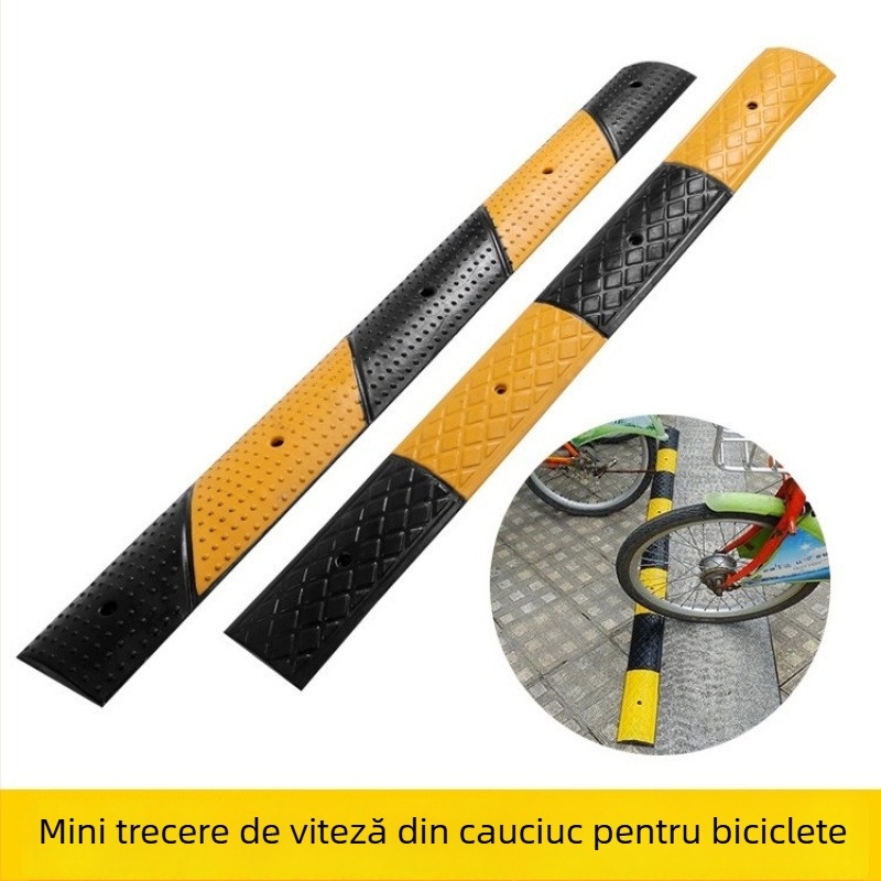 Limitator de viteză micro pentru benzile pietonale și bicicliști, benzi antiderapante și linii de separare a terenului