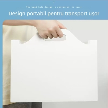 Mapă A4 tip acordeon cu 13 compartimente, capacitate mare pentru documente, organizator de birou pentru depozitare pe birou