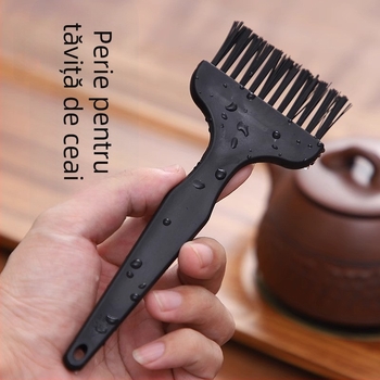 Perie de curățare pentru tava de ceai din Bakelit, pentru masa de ceai și resturi de ceai – accesorii pentru ceremonia Kung Fu a ceaiului