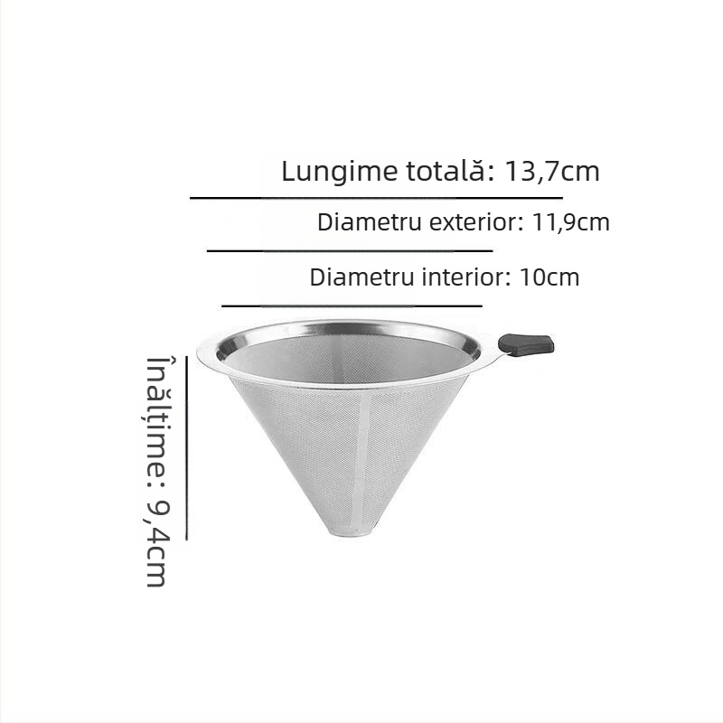 Infuzor de ceai din oțel inoxidabil 304, mâner în formă de labă de pisică, cu două urechi