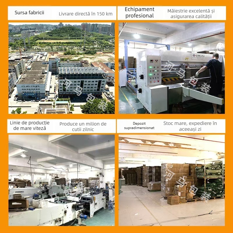 Cutie de pantofi din carton Kraft, rigidă, pliabilă, pentru pantofi de bărbați și femei