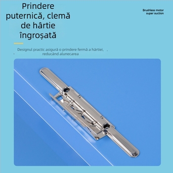 Elegant dosar A4 din PP cu clemă puternică, pentru studenți și profesori, organizarea lucrărilor și documentelor