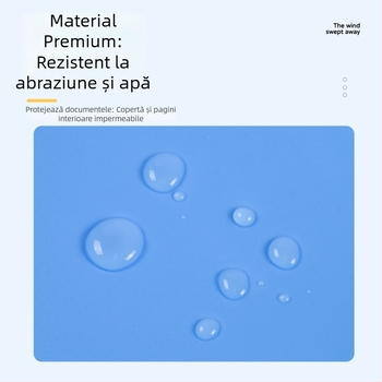 Elegant dosar A4 din PP cu clemă puternică, pentru studenți și profesori, organizarea lucrărilor și documentelor