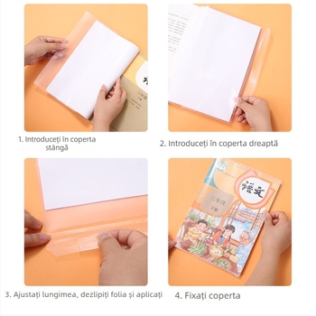 Huse impermeabile pentru manuale destinate elevilor – Capace de protecție pentru manuale pentru învățământ primar și gimnazial