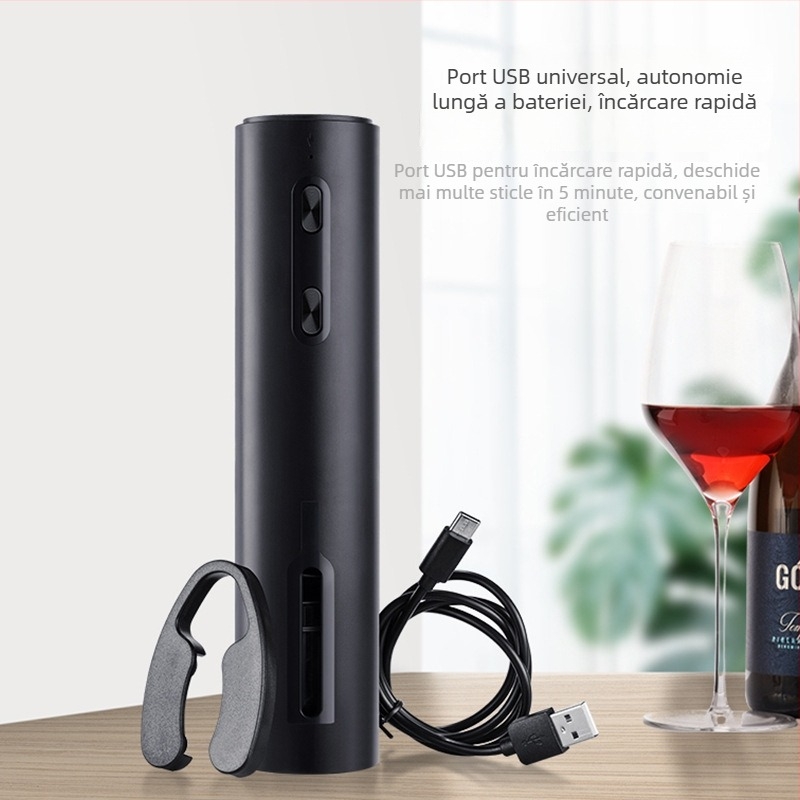 Deschizător electric pentru sticle de vin roșu, reîncărcabil, inteligent