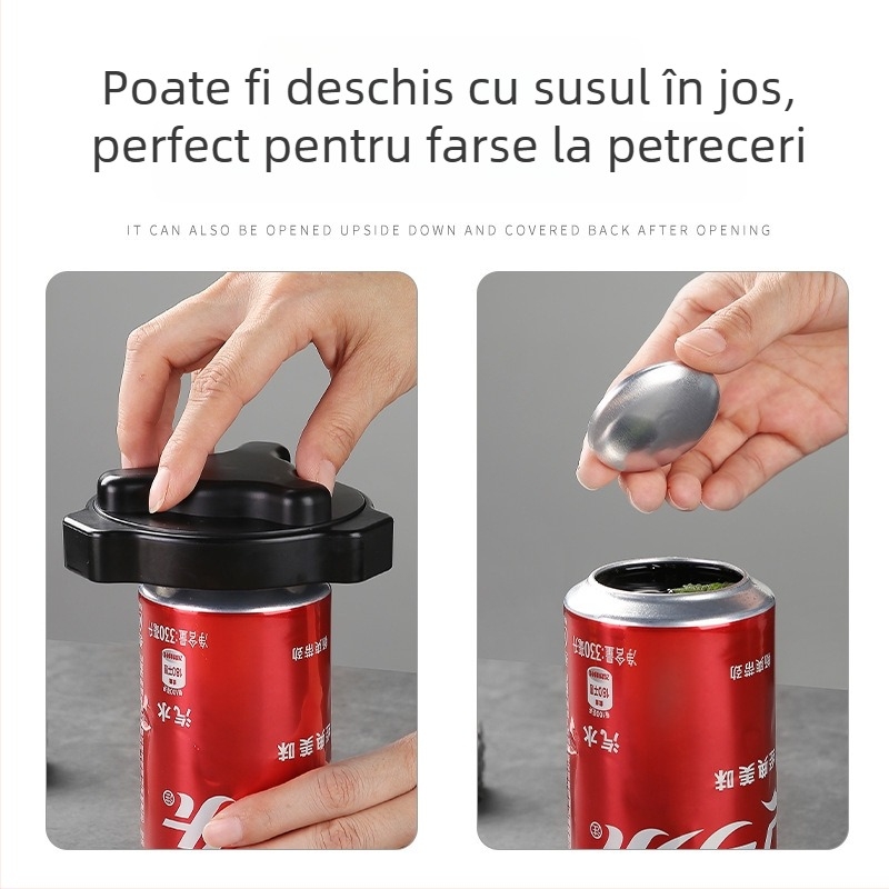 Deschizător multifunctional din oțel inoxidabil pentru conserve și sticle – ustensilă de bucătărie
