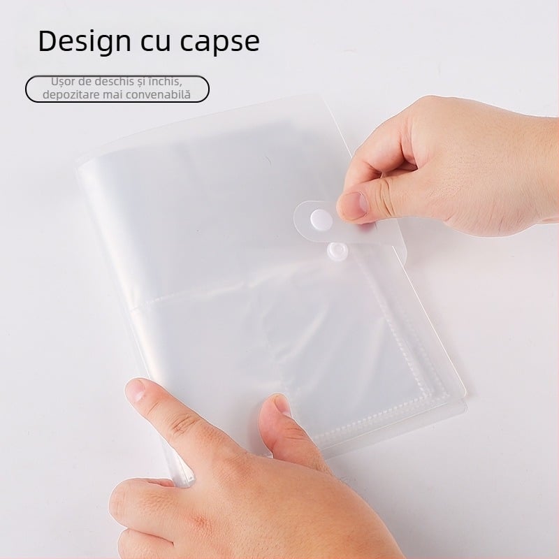 Album transparent pentru carduri de bijuterii, cu compartimente 3×4, pentru carduri de 3 inch, album foto Polaroid compact