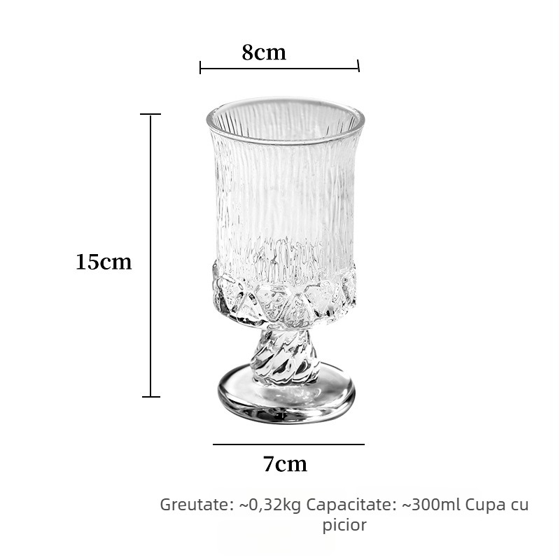 Pahar de sticlă gravat: pahar pentru whisky, pahar de vin roșu și alb, pahar pentru apă, suc și cafea — design creativ