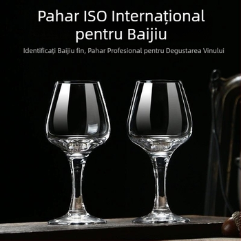 Pahar din cristal pentru băuturi spirtoase, pahar de degustare în formă de lalea, 50 ml