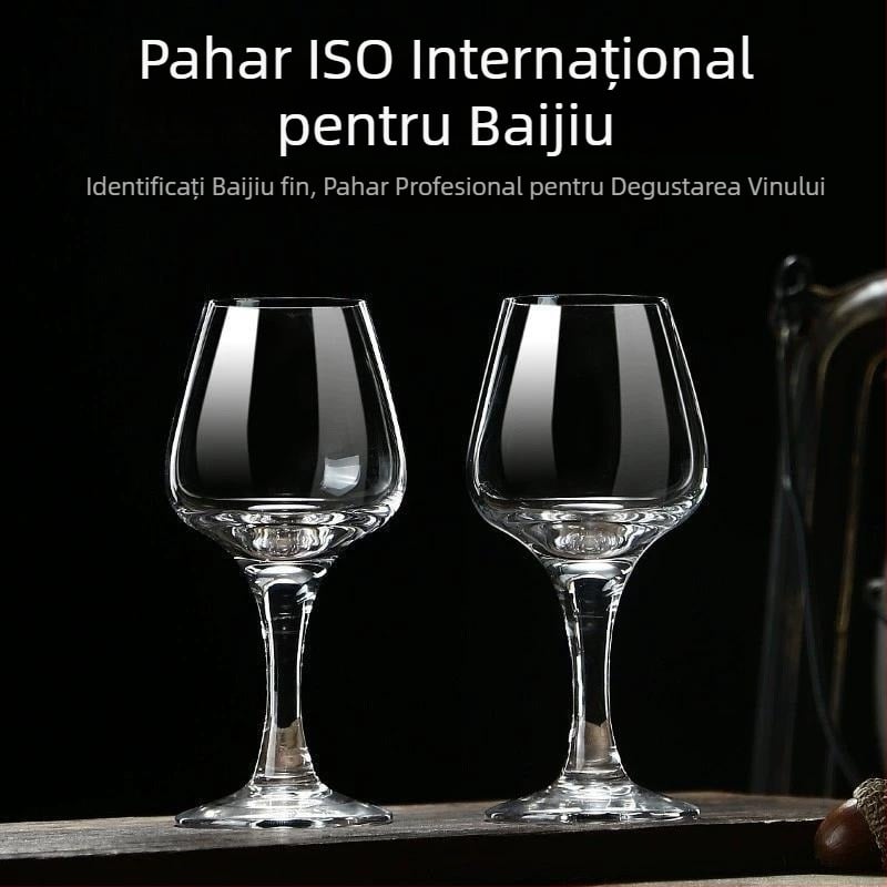 Pahar din cristal pentru băuturi spirtoase, pahar de degustare în formă de lalea, 50 ml
