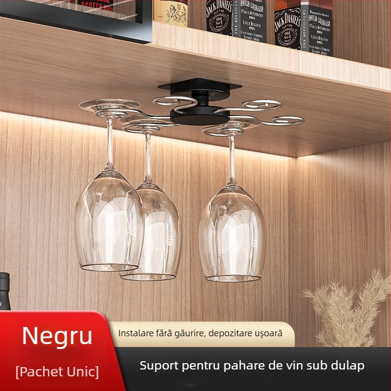 Set nou de pahare de vin din cristal burgund pentru uz casnic