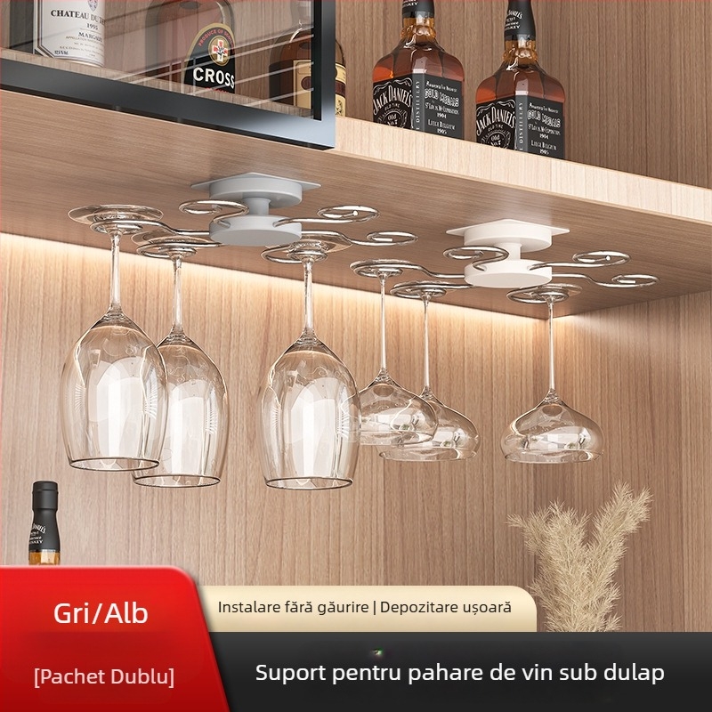 Set nou de pahare de vin din cristal burgund pentru uz casnic