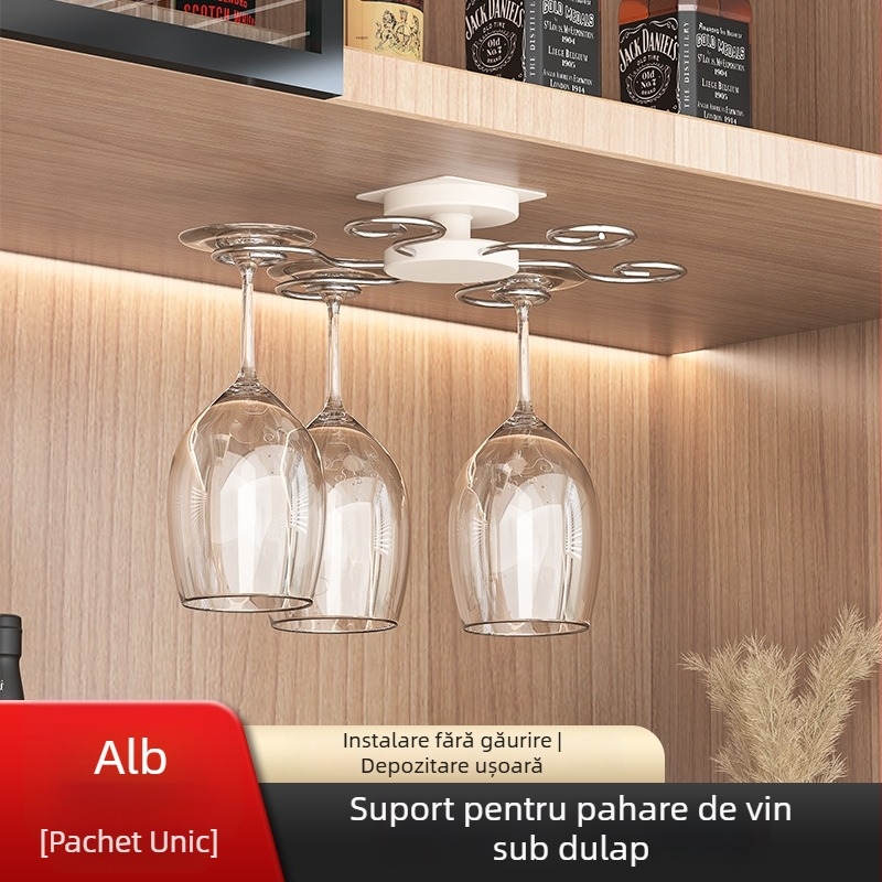 Set nou de pahare de vin din cristal burgund pentru uz casnic