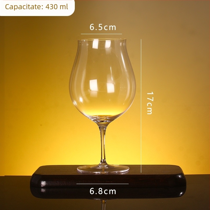 Pahar de vin din cristal, stil japonez, pentru vin roșu, alb, vin de desert și șampanie – pentru uz casnic și restaurante