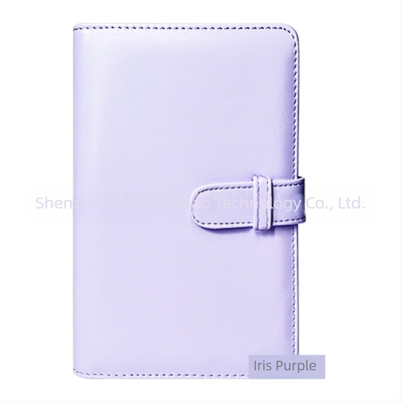 Polaroid Mini12 album foto PU de 3 inch, cu pagini intercalate și buzunar pentru carduri de vizită, capacitate mare de stocare a fotografiilor, 108 pagini